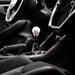 COBB Weighted Round Delrin Shift Knob White w/ Interchangeable Base 6 Speed Subaru Models - 213360 - W - Subimods.com