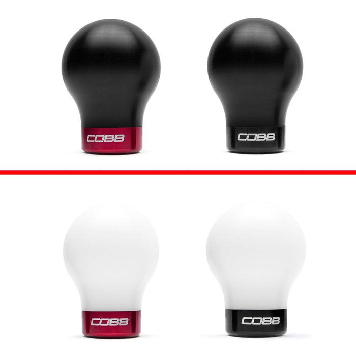 COBB Weighted Short Shift Knob w/ Interchangeable Base 2022 - 2024 Honda Civic Si / 2023 - 2025 Honda Civic Type R / 2024 - 2025 Acura Integra Type S - 2H2365 - BK - Subimods.com