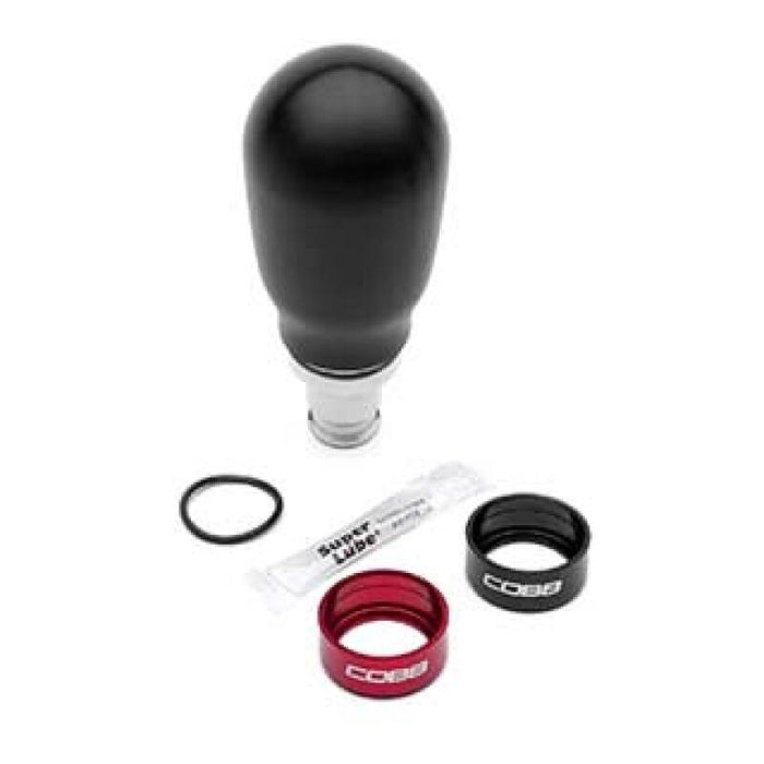 COBB Weighted Tall Shift Knob w/ Interchangeable Base 17 - 20 Honda Civic Si / 17 - 21 Civic Type R - 2H1370-BK - Subimods.com