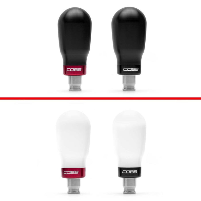 COBB Weighted Tall Shift Knob w/ Interchangeable Base 2017 - 2020 Honda Civic Si / 2017 - 2021 Honda Civic Type R - 2H1370 - BK - Subimods.com
