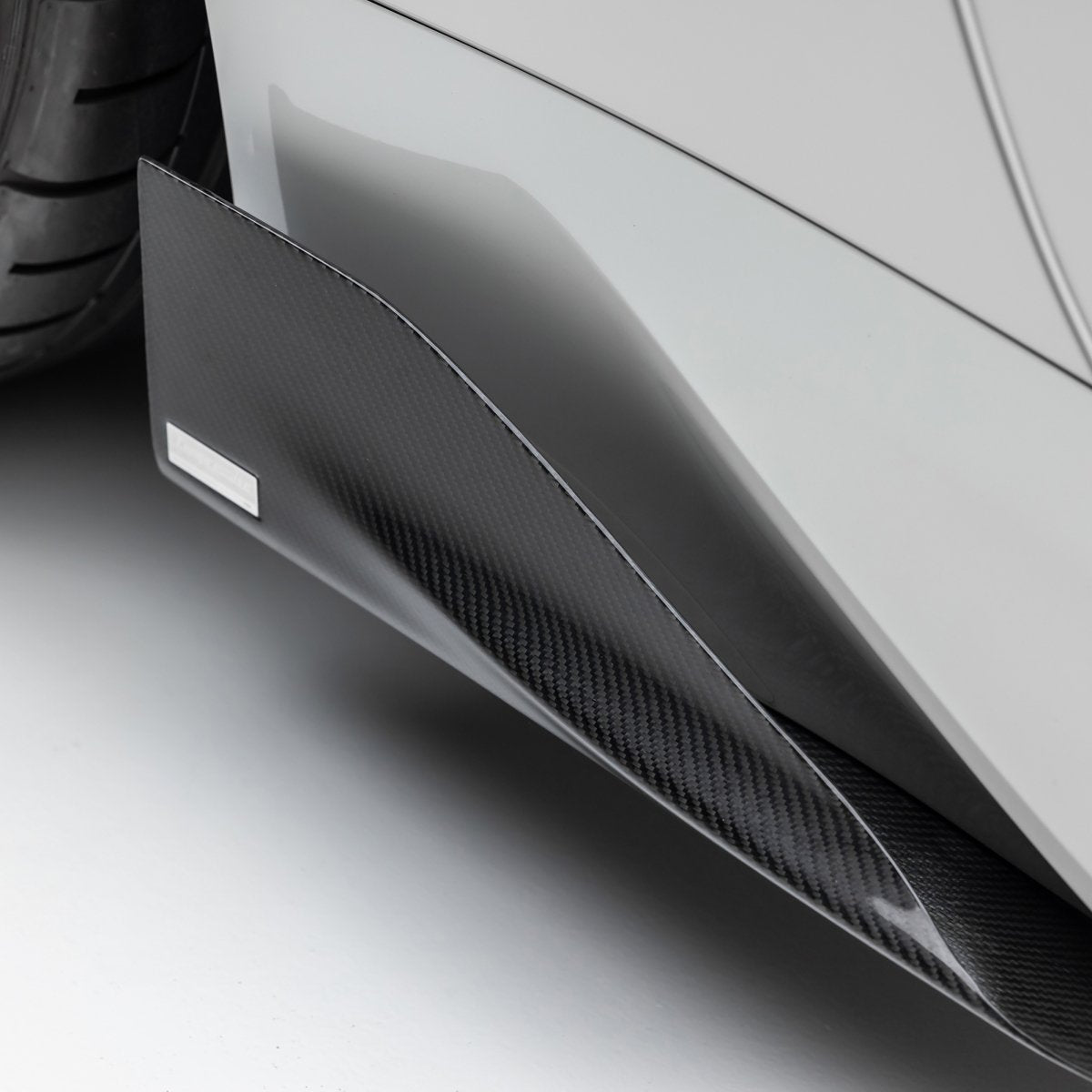 Compressive Tuning Black Series Carbon Fiber Side Skirt — Subimods.com