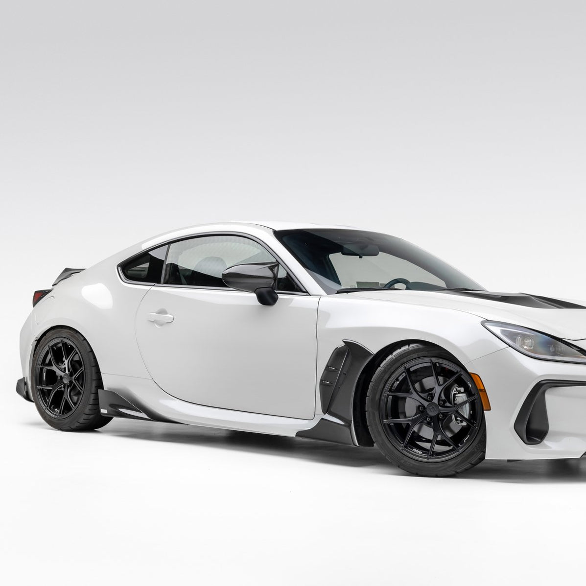 StreetHunter Carbon Fiber Side Skirt Extensions 2022-2024 Subaru BRZ / Toyota GR86 main image 0