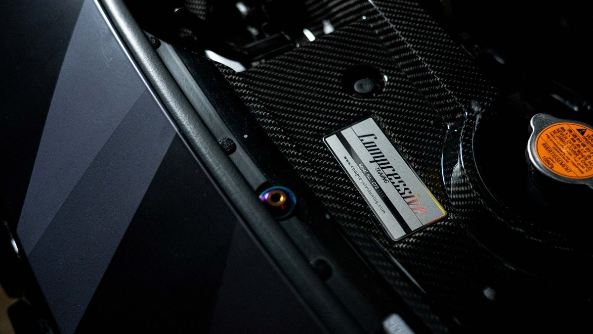 Compressive Tuning Carbon Fiber Smartflow Radiator Shroud 2022 - 2024 WRX - RS - 3KCF - VB - Subimods.com