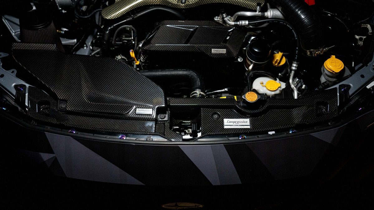 Compressive Tuning EngineArt Dry Carbon Intake Snorkel Cover 2022 - 2024 WRX - ISC - 3KCF - VB - Subimods.com