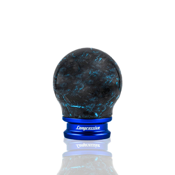 Compressive Tuning Forged Limited Edition Blue Carbon Fiber Shift Knob Most Subaru Models - FCF - KNB - BL - Subimods.com