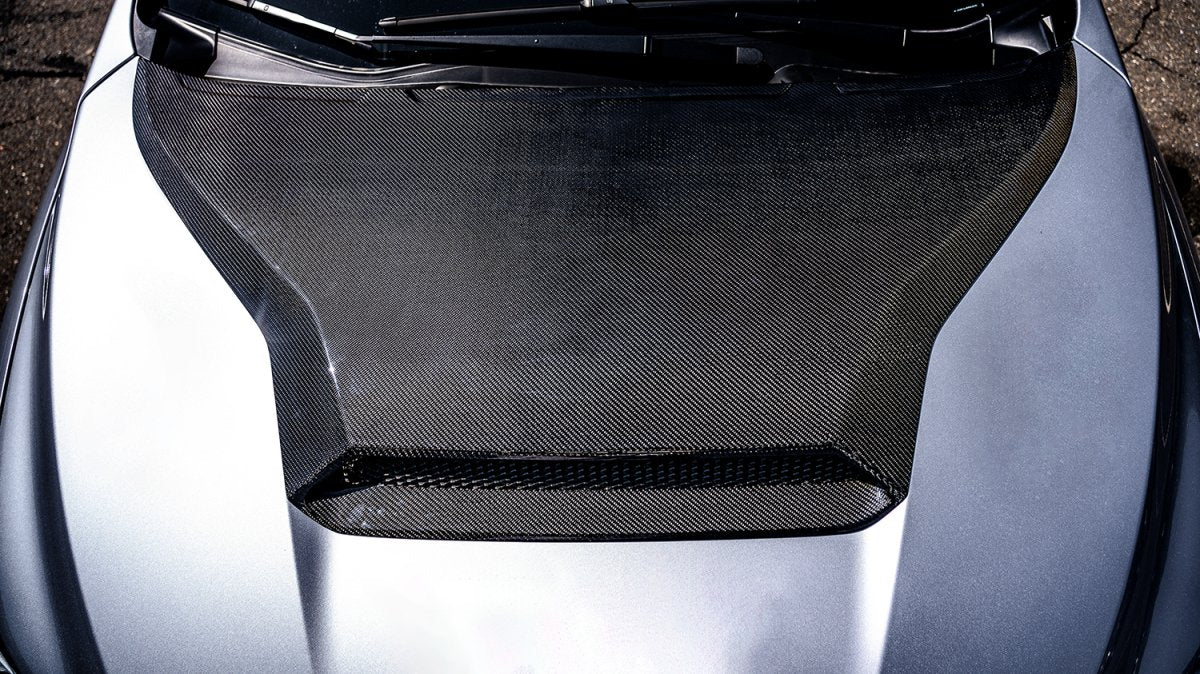 Compressive Tuning Formula Carbon Fiber Hood Scoop 2022 - 2024 WRX - ADRHS - 3KCF - VB - Subimods.com