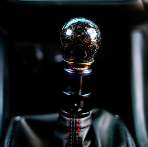 Compressive Tuning Titanium Series Forged Carbon Fiber Shift Knob Most Subaru Models - FCF - KNB - TI - Subimods.com