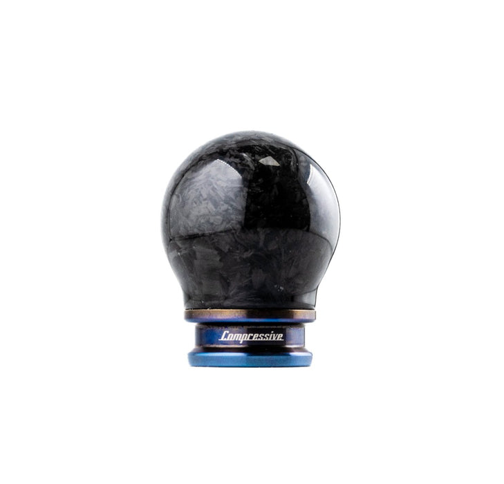 Compressive Tuning Titanium Series Forged Carbon Fiber Shift Knob Most Subaru Models - FCF - KNB - TI - Subimods.com