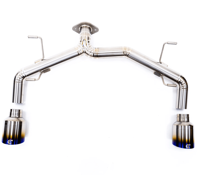 Compressive Tuning Zenkai Ti - R Titanium Axle Back Exhaust 2022 - 2024 BRZ / 2022 - 2024 GR86 - EXS - TIR - Z86 - Subimods.com