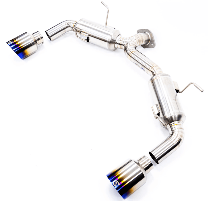 Compressive Tuning Zenkai Ti - S Titanium Muffled Axle Back Exhaust 2022 - 2024 BRZ / 2022 - 2024 GR86 - EXS - TIS - Z86 - Subimods.com