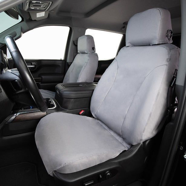 Covercraft Endura Waterproof SeatSaver Custom Seat Covers Front Row Grey 2010 - 2014 Outback Wagon - SS2421PCGY - Subimods.com