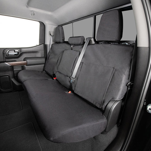 Covercraft Endura Waterproof SeatSaver Custom Seat Covers Second Row Black 2010 - 2019 Outback Wagon - SS7421WFBK - Subimods.com