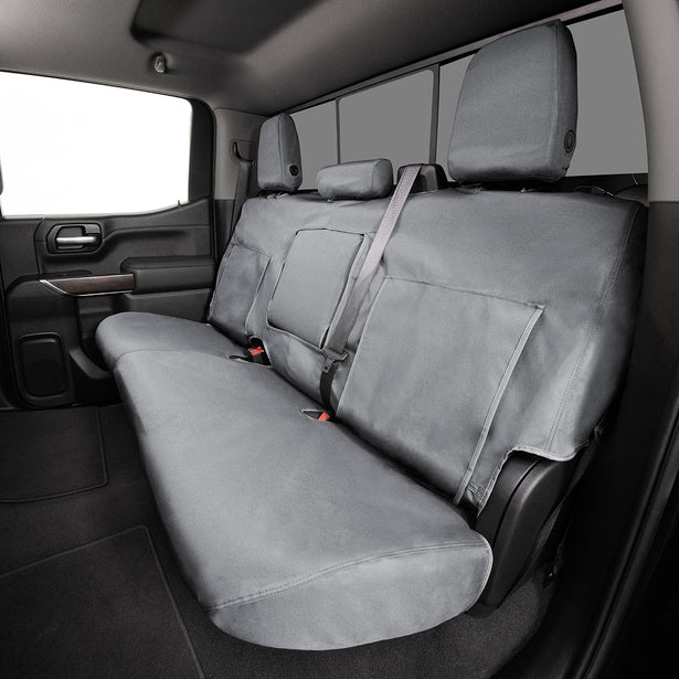 Covercraft Endura Waterproof SeatSaver Custom Seat Covers Second Row Grey 2014 - 2018 Forester - SS7461WFGY - Subimods.com