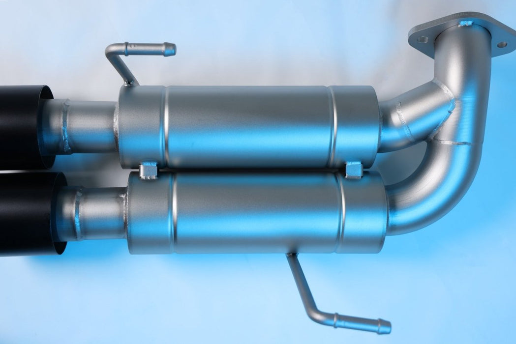 cp-e Austenite Dual Muffler Axle Back Exhaust 2015-2021 WRX / 2015-2018 STI - SBAE00002B - Subimods.com