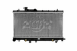 CSF 1 Row Plastic Tank Aluminum Core Radiator 2002 - 2005 Impreza RS / 2002 - 2004 Impreza TS / 2005 - 2007 Outback Sport - 3003 - Subimods.com