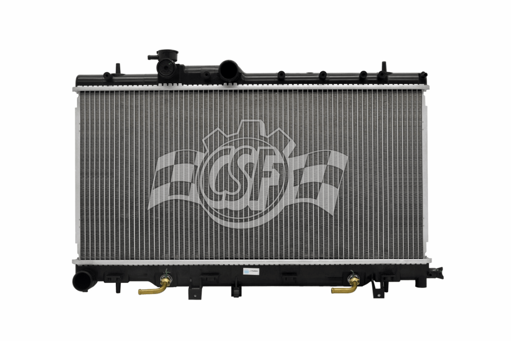 CSF 1 Row Plastic Tank Aluminum Core Radiator 2002 - 2005 WRX / 2004 - 2005 STI / 2002 - 2005 Impreza RS - 3356 - Subimods.com