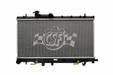 CSF 1 Row Plastic Tank Aluminum Core Radiator 2002 - 2005 WRX / 2004 - 2005 STI / 2002 - 2005 Impreza RS - 3356 - Subimods.com