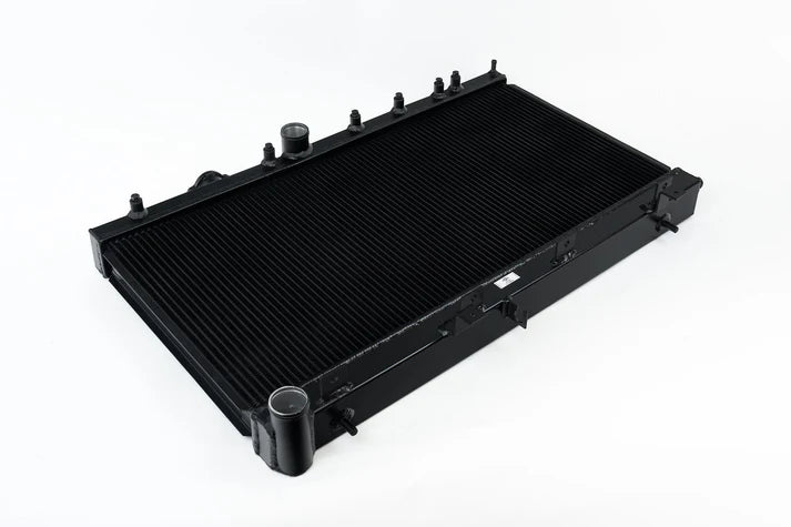 CSF Racing Aluminum Radiator Black 2002 - 2007 WRX w/ Manual Transmission / 2004 - 2007 STI - 3076B - Subimods.com