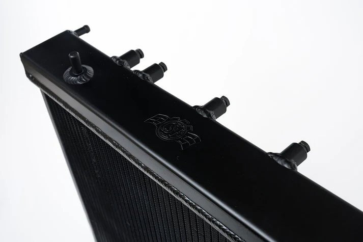 CSF Racing Aluminum Radiator Black 2002 - 2007 WRX w/ Manual Transmission / 2004 - 2007 STI - 3076B - Subimods.com