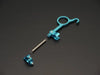 Cusco Billet Aluminum Blue Anodized Oil Level Dip Stick Stopper 2013 - 2024 BRZ / 2013 - 2016 FRS / 2017 - 2021 GT86 / 2022 - 2024 GR86 - 965 730 E - Subimods.com