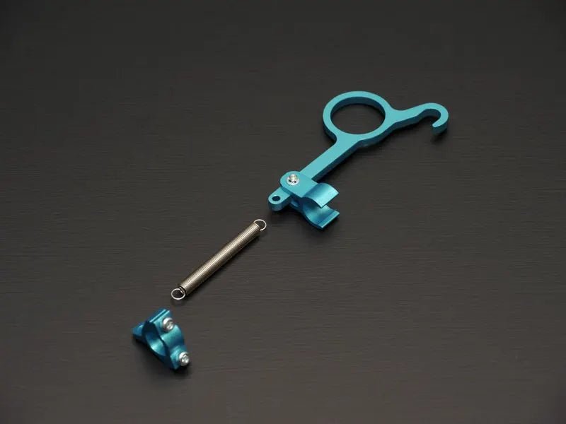 Cusco Billet Aluminum Blue Anodized Oil Level Dip Stick Stopper 2013 - 2024 BRZ / 2013 - 2016 FRS / 2017 - 2021 GT86 / 2022 - 2024 GR86 - 965 730 E - Subimods.com