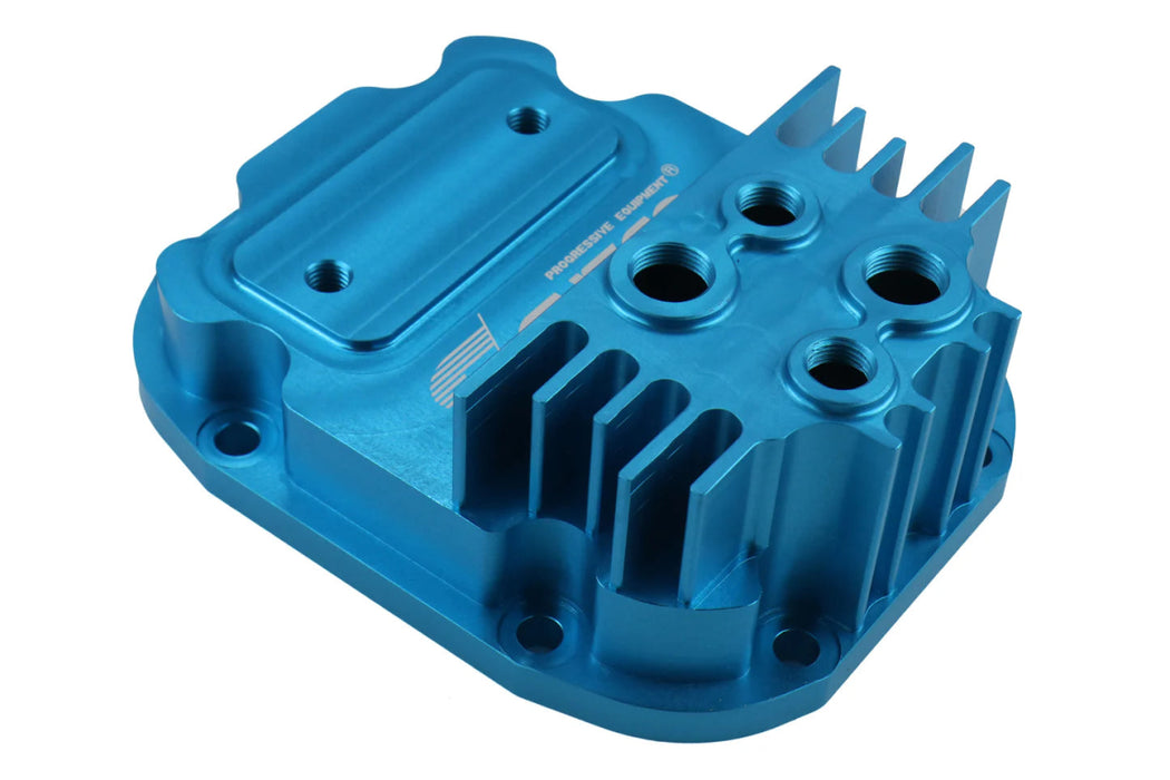 Cusco Increased Capacity Rear Differential Cover Blue R180 2004 - 2021 STI - 692-008-AL - Subimods.com