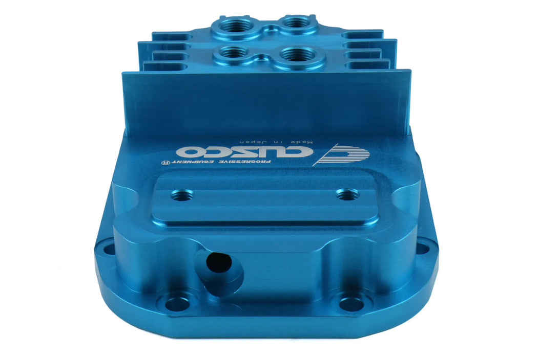 Cusco Increased Capacity Rear Differential Cover Blue R180 2004 - 2021 STI - 692-008-AL - Subimods.com