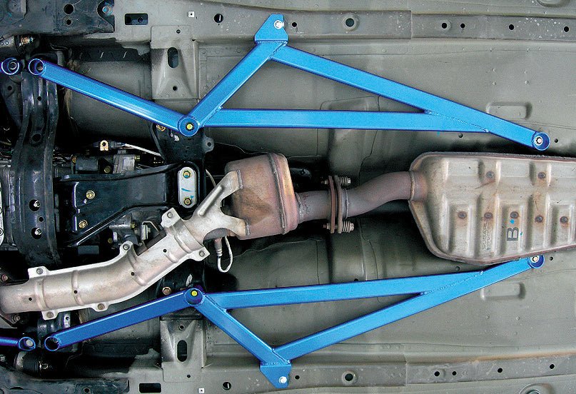 Cusco Lower Center Power Brace 2002 - 2007 WRX / 2004 - 2007 STI - 672-492-C - Subimods.com