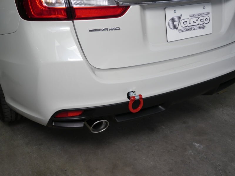 Cusco Rear Tow Hook Red 2015 - 2024 WRX / 2011 - 2021 STI Sedan / 2013 - 2021 BRZ - 693-017-R - Subimods.com