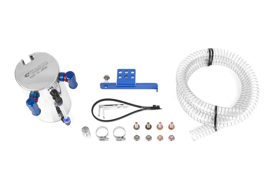 Cusco Universal Oil Catch Can 0.6L Capacity w/ 15mm Hose - 00B-009-HB - Subimods.com