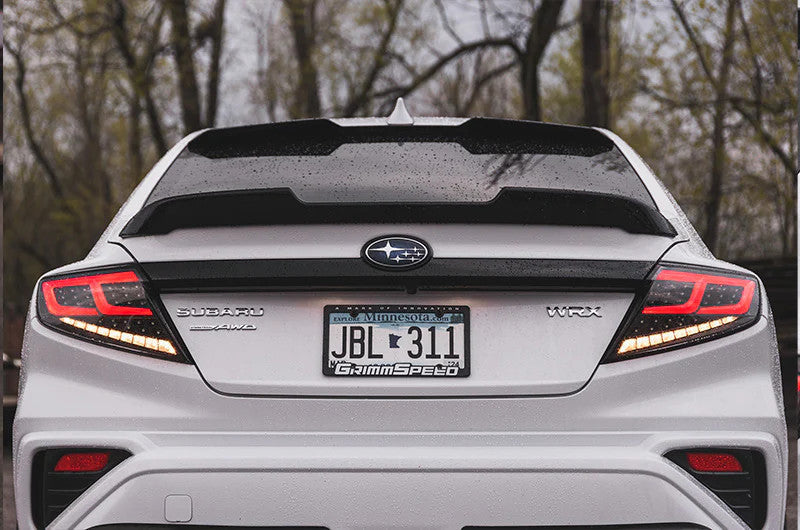 OLM Spec-AR LED Taillights Smoke Lens, Black Base, Red Bar 2022-2025 WRX