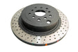 DBA 4000 Series XD Drilled Brake Rotor Front 2018 - 2021 STI / 2024 - 2025 WRX TR w/ Brembo - DBA43050XD-10 - Subimods.com