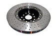 DBA 5000 Series XD Drilled Brake Rotor Front 2018 - 2021 STI / 2024 - 2025 WRX TR w/ Brembo - DBA53050BLKXD-10 - Subimods.com