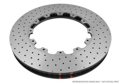 DBA 5000 Series XD Drilled Replacement Ring Front 2018 - 2021 STI / 2024 - 2025 WRX TR w/ Brembo -  - Subimods.com