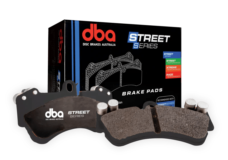 DBA Street Series Brake Pads Rear 2018 - 2021 STI / 2024 - 2025 WRX TR w/ Brembo - DB15007SS - Subimods.com