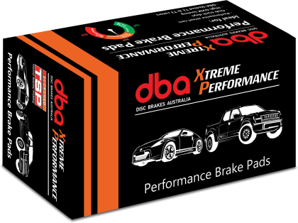 DBA Xtreme Performance Brake Pads Rear 2018 - 2021 STI / 2024 - 2025 WRX TR w/ Brembo - DB15007XP - Subimods.com