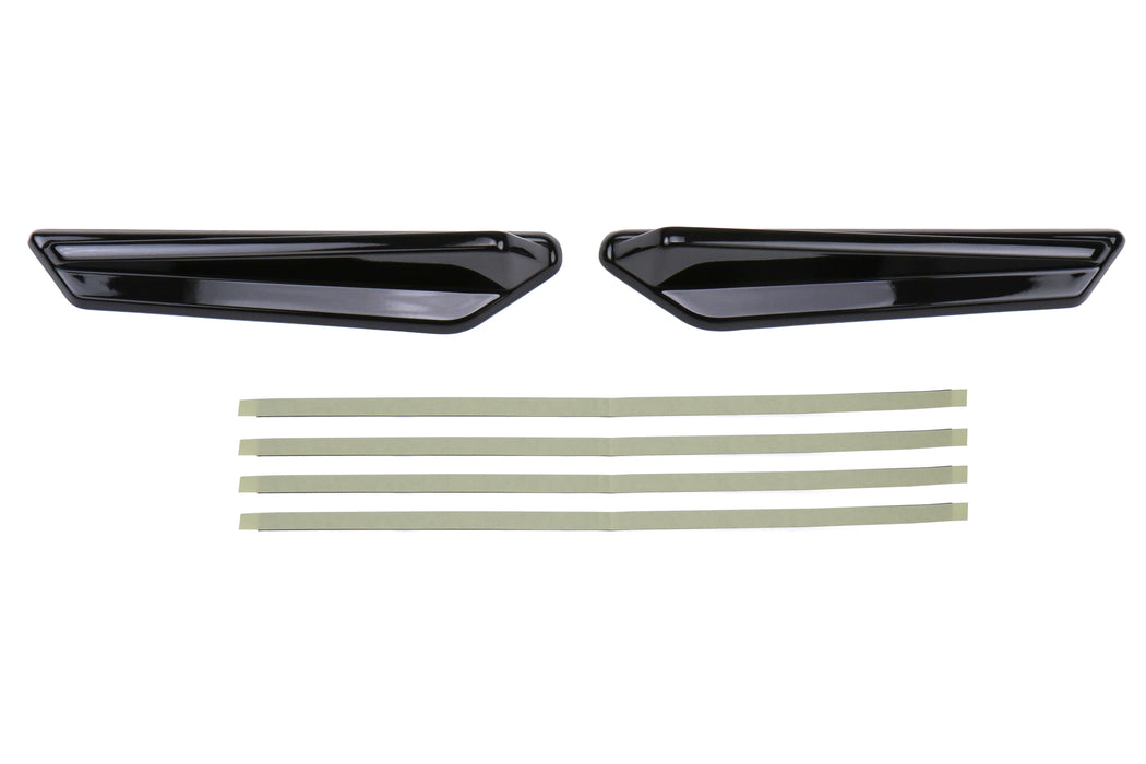 OLM Gloss Black JDM Style Canards 2015-2021 WRX / STI
