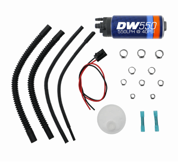 DeatschWerks DW550 Series 550LPH Fuel Pump w/ Universal Install Kit - 9-551-0500 - Subimods.com