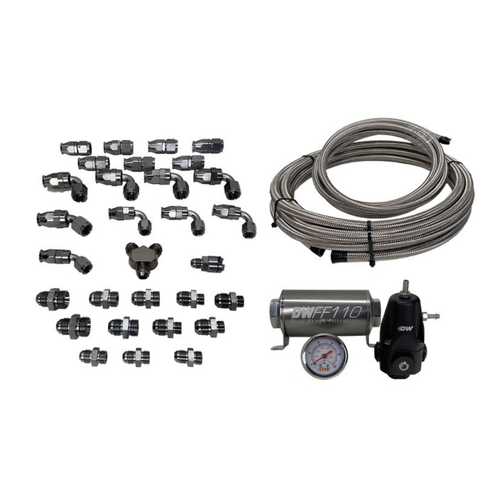 Deatschwerks X2 Series Pump Module CPE Plumbing Kit 2008–2014 WRX / 2008–2021 STI / 2008–2018 Forester / 2005–2009 Legacy / 2005–2009 Outback - 6-615 - Subimods.com