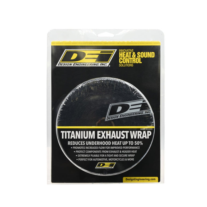 DEI Black Titanium Exhaust Wrap 2 Inches Wide X 25 Feet Long - 10004 - Subimods.com