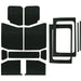 DEI Complete Headliner Kit Black 2018 - 2023 Jeep Wrangler 4 - Door - 50178 - Subimods.com
