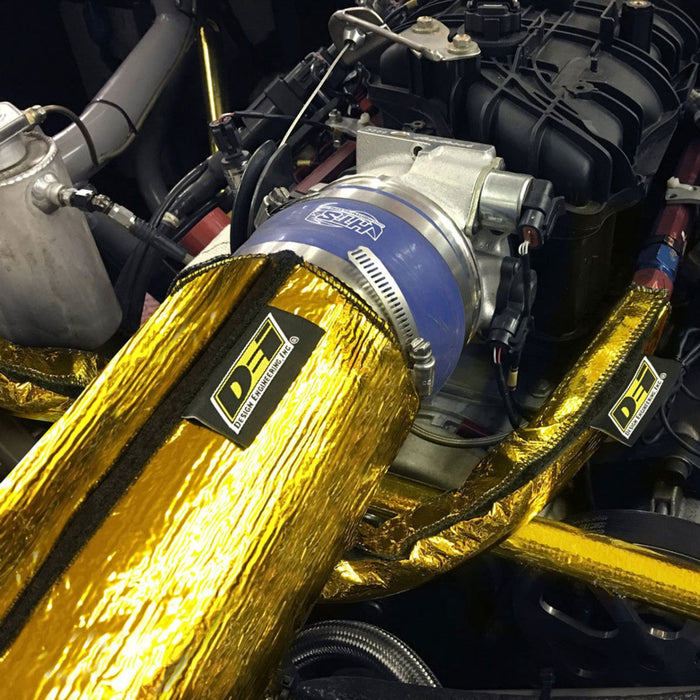 DEI Cool Cover Air Tube Cover Kit Gold 4 Inch Inner Diameter X 28 Inches Long - 10486 - Subimods.com