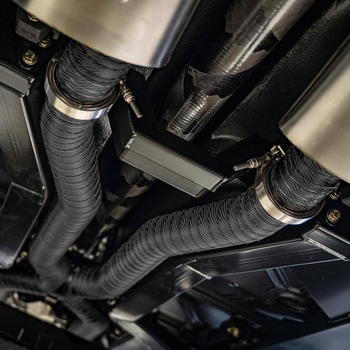 DEI Exhaust Wrap Kit Black Titanium 2 Inches Wide X 100 Feet Long w/ Locking Ties and Locking Tie Tool - 10073 - Subimods.com