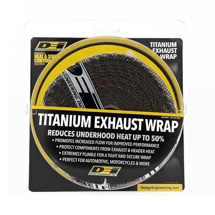 DEI Exhaust Wrap Titanium 2 Inches Wide X 50 Feet Long - 10098 - Subimods.com