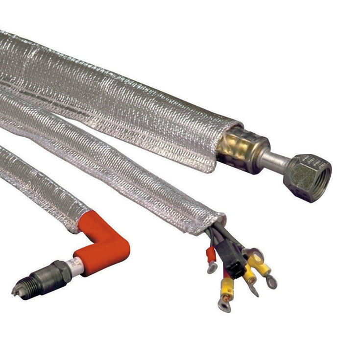 DEI Heat Sheath Aluminized Sleeving 1 Inch Diameter x 50 Feet Long - 93419 - Subimods.com