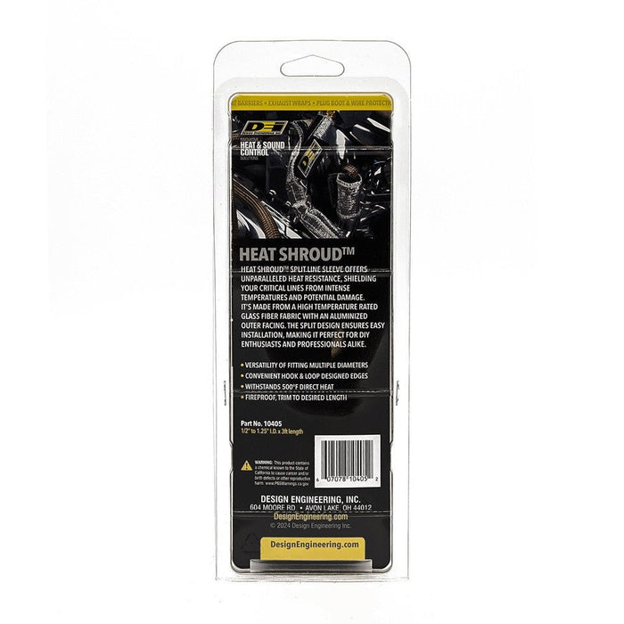 DEI Heat Shroud 3/4 Inch Diameter x 3 Foot Length - 10457 - Subimods.com