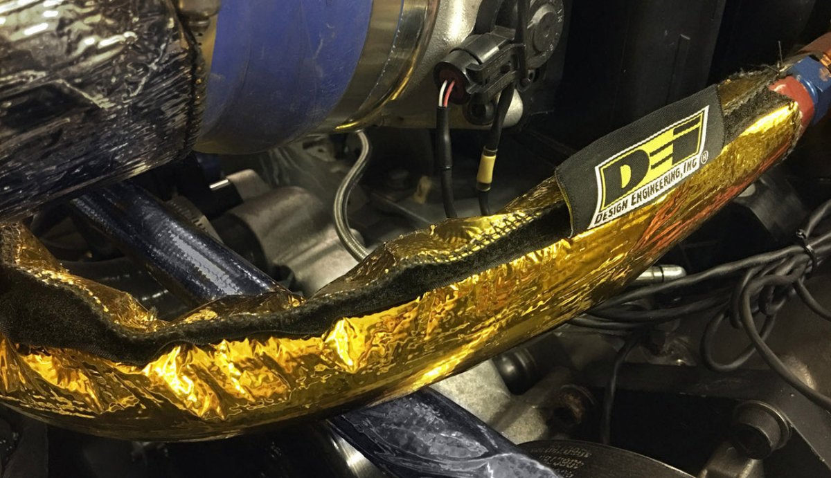 DEI Heat Shroud Gold 0.5 Inch to 1.25 Inch Diameter x 3 Foot Length - 10458 - Subimods.com