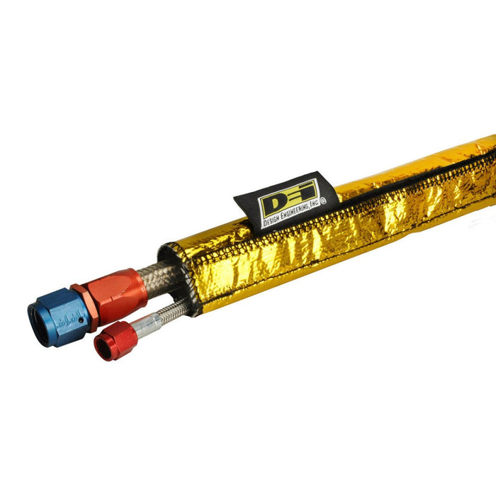 DEI Heat Shroud Gold 0.5 Inch to 1.25 Inch Diameter x 3 Foot Length - 10458 - Subimods.com