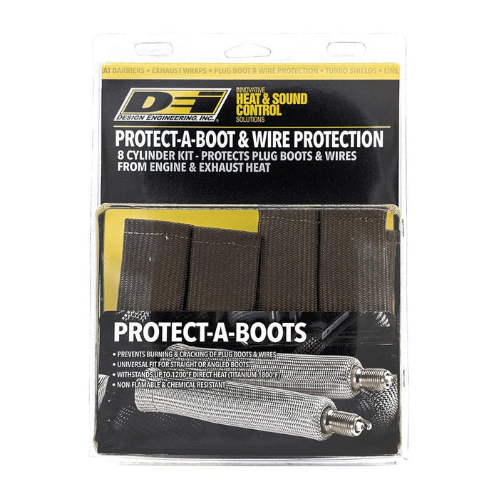 DEI Titanium Protect - A - Boot w/out Ring 8 Inches Long X 8 Pieces - 10544 - Subimods.com