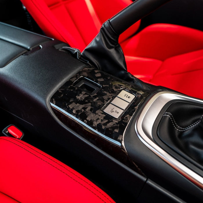 Driven Media Carbon Fiber Center Console Cover 2022-2026 BRZ / 2022-2026 GR86 - DRVN-0008-G - Subimods.com